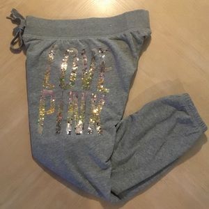 VS PINK Full Length Sweatpants